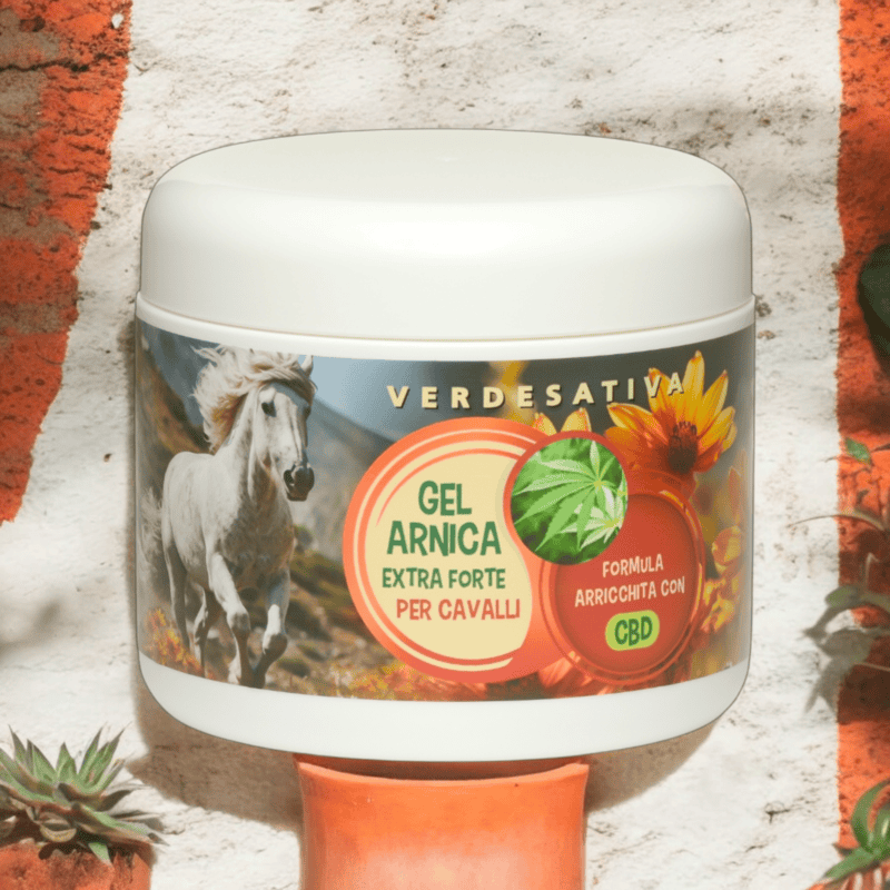 Gel Arnica Extra Forte per Cavalli Con CBD