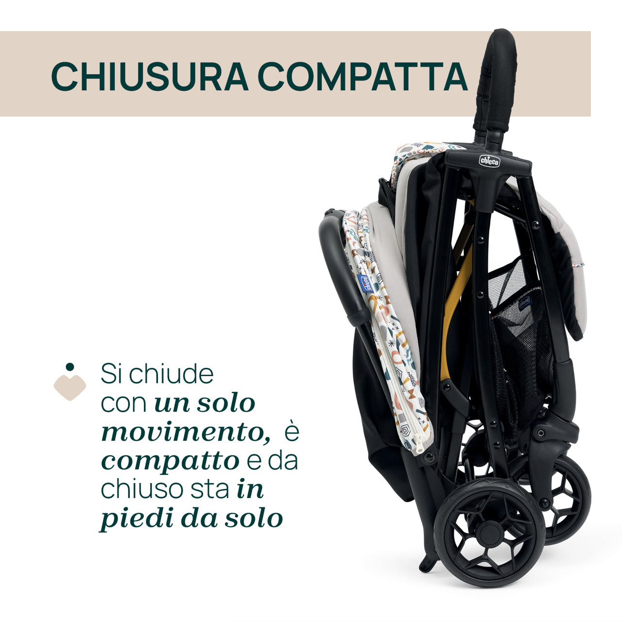 Passeggino leggero fino a 22 kg Chicco Glee