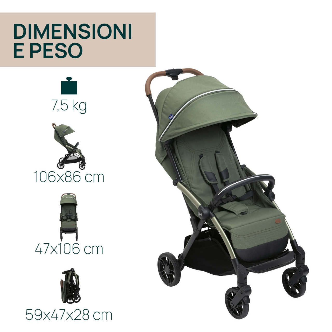 peso-passeggino-chicco-goody-xplus