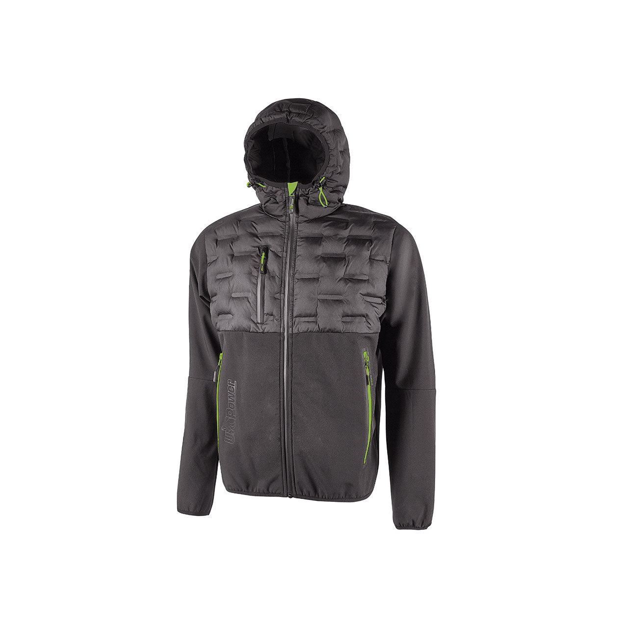 Giacca U-Power SPOCK Asphalt Grey - Antivento, idrorepellente e traspirante