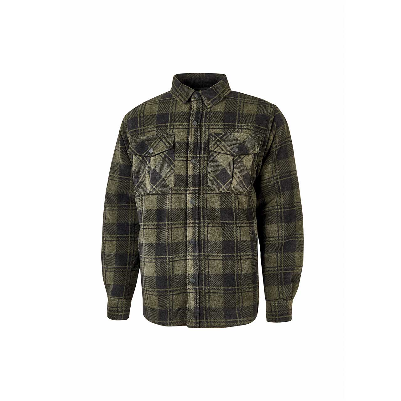 camicia-da-lavoro-invernale-in-pile-upower-willow-colore-dark-green